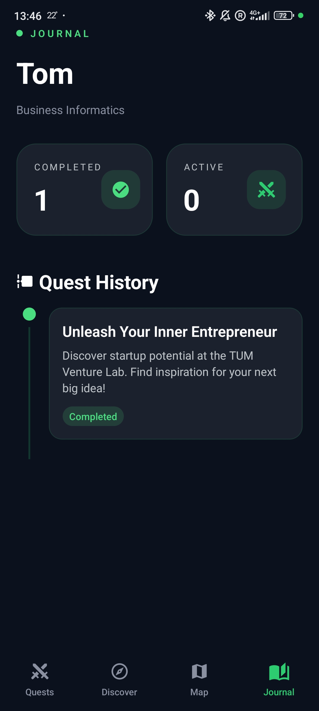 Quest journal